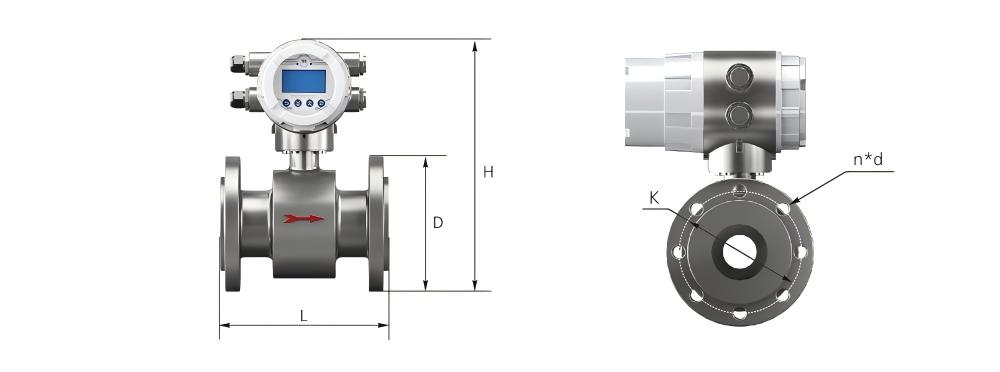 電磁流量計(jì)-外形尺寸